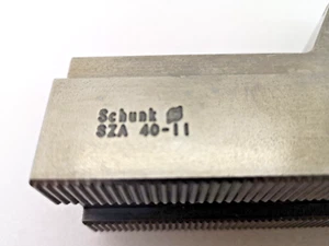 Schunk✔️harte Krallenbacken✔️SZA 40-11✔️3/32"x90°✔️Nutbreite 25,5 mm✔️1 Set=3 St - Bild 1 von 4