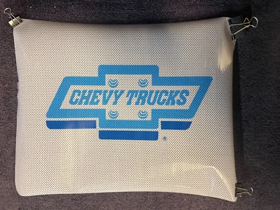 CHEVY chevrolet TRUCKS SUNSHADE static cling window remove reuse bowtie logo NEW - Image 1 of 4