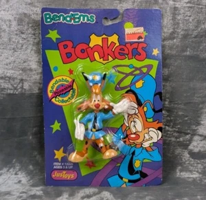 Bonkers Justoys Bend-Ems Cartoon Figure Bendable Poseable 90's - "Bonkers" 12205 - Picture 1 of 20