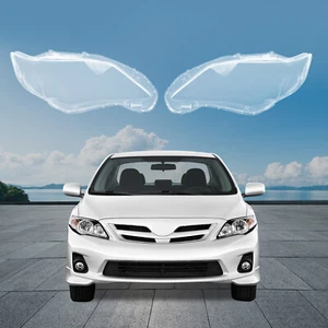 Left & Right Headlight Lens Covers, Headlamp Lens Cover For 2011-2013 Toyota Cor - Picture 1 of 14