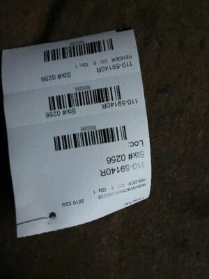 06-10 Cubierta guardabarros delantero derecho bmw 550i E60 sistema operativo Foto 1 de 4