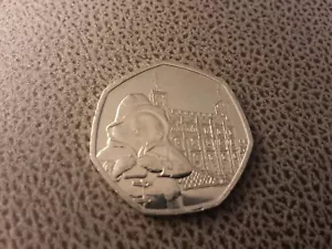 50 pence coin 2019 PADDINGTON BEAR AT THE TOWER OF LONDON - Picture 1 of 2