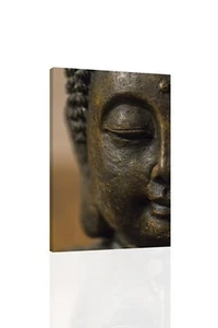 Buddha Face 3 - CANVAS OR PRINT WALL ART - Picture 1 of 2
