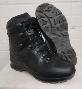 Haix Mens Boots, Size 8.5 Commander GTX Goretex Combat Black British Army - Picture 1 of 5