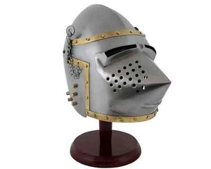 Elmetto bacino faccia di maiale per sca medievale, rievocazione - armatura medievale calibro 12 - Foto 1 di 5