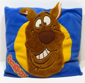 Scooby-Doo Plush Pillow 3D Raised Relief Character 2001 Cartoon Network 13" - Picture 1 of 4
