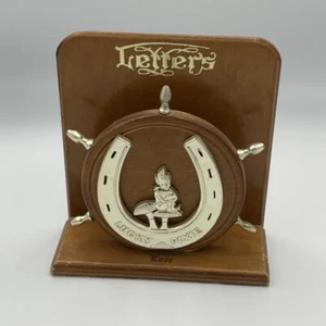 Vintage Lucky Pixie Letter Rack Souvenir Looe Cornwall Prop - Picture 1 of 24