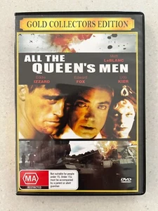 All the Queen's Men DVD Region All Matt LeBlanc Eddie Izzard Edward Fox Udo Kier - Picture 1 of 6