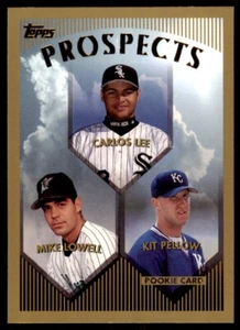1999 Topps Baseball Card Carlos Lee/Mike Lowell/Kit Pellow #425 - Picture 1 of 2