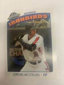 Jordan Westburg Card 2021 Aberdeen Ironbirds Team Card - Picture 1 of 1