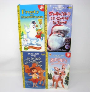 Golden Books Christmas Classics Collection VHS Frosty Rudolph Santa Drummer Boy - Imagen 1 de 3