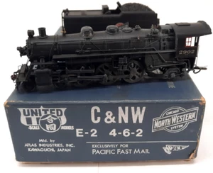 PFM United Models HO Messing C&NW 4-6-2 E-2 Dampflok & Tender #2902 - Bild 1 von 14