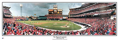 Anaheim Angels 2002 World Series Game 6 Magical Comeback Panoramic Poster #2024 Cover