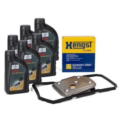HENGST Getriebefilter Satz + 6L Getriebeöl für MERCEDES W169 W245 722.8 CVT - Bild 1 von 3