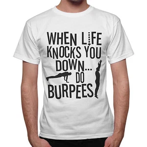 T-Shirt Uomo Crossfit Funzionale When Life ... Do Burpees - Bild 1 von 1