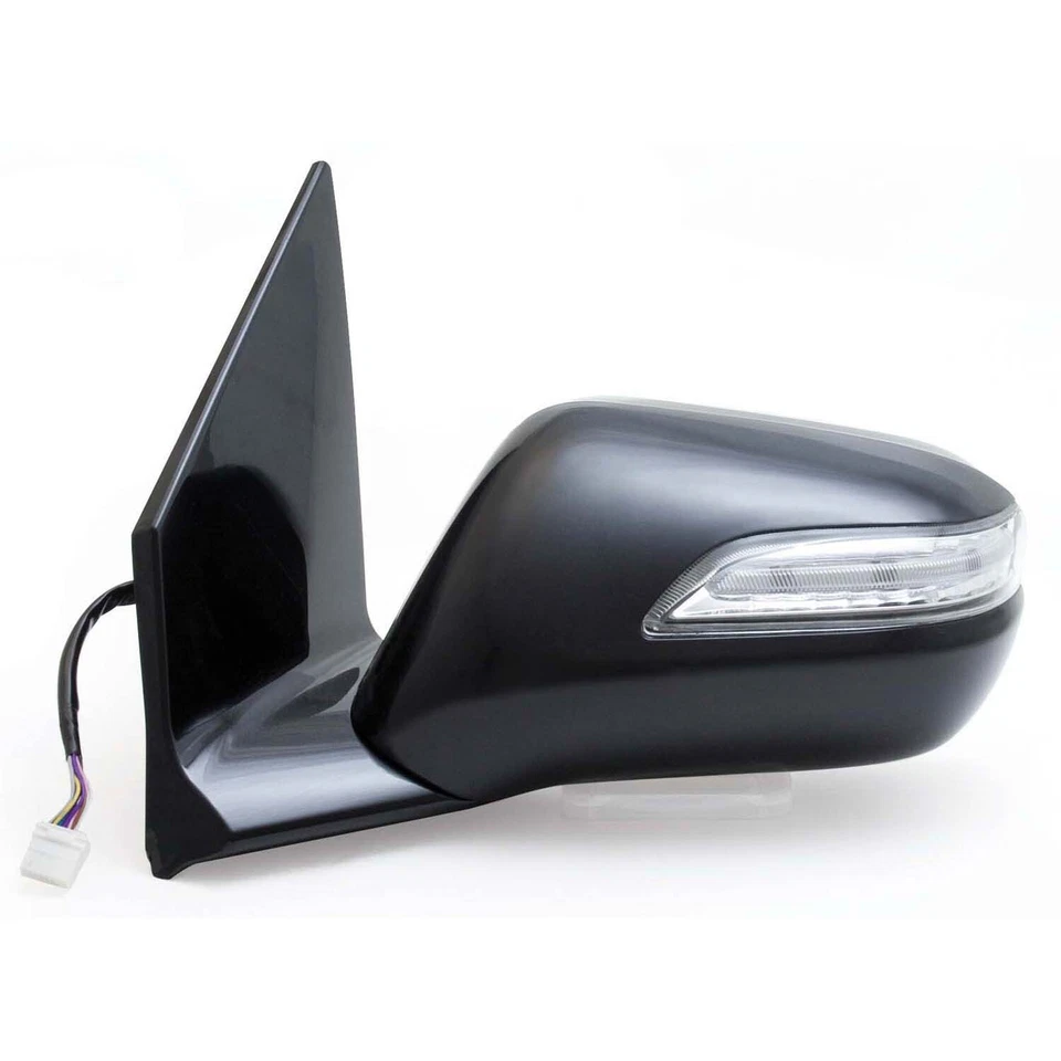 10-13 Acura MDX Black w/sig & mem blue Driver Side HeatedPower Mirror 63040H — 第 1/1 张图片