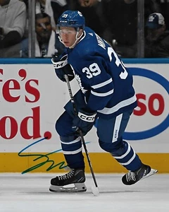 Fraser Minten Signed 8x10 Photo Toronto Maple Leafs Autographed COA C - Picture 1 of 2