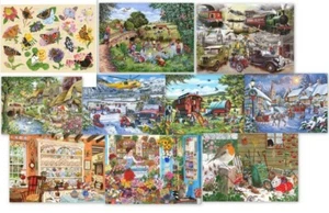 House of Puzzles Jigsaws 1000 piece Fading Memories, Jingle Bells, Pedlar Man - Picture 1 of 13