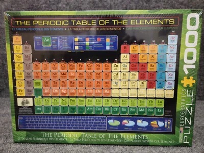 Puzzle 1000 Piezas Eurographics LA TABLA PERIÓDICA DE LOS ELEMENTOS Foto 1 de 4