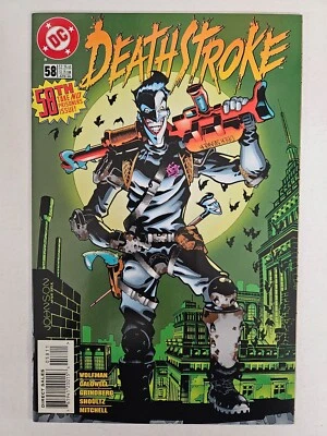 Deathstroke #58 Joker Low Print Run DC 1996 primera impresión casi nuevo Foto 1 de 2