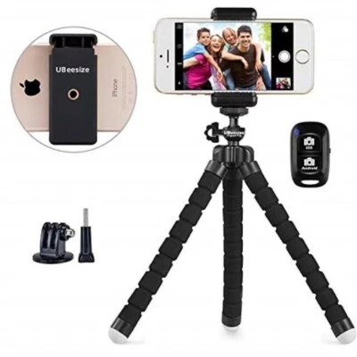 UBeesize Phone Tripod Portable and Flexible Tripod with Wireless Remote - Image 1 of 4