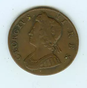 1731 Gran Bretagna 1/2 penny - Foto 1 di 2