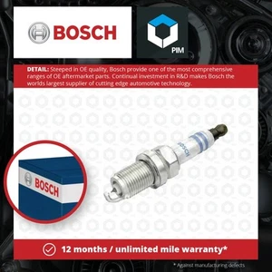 Spark Plugs Set 4x 0242236642 Bosch 1822A068 1822A069 9008091246 FR7DII35X 9626 - Picture 1 of 8