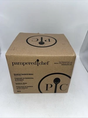 Pampered Chef Breakfast Sandwich Maker Ceramic Egg Cooker #2634 - Image 1 of 4