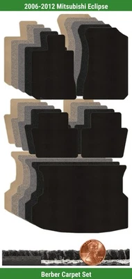 Набор берберских ковриков на заказ для 2006-2012 Mitsubishi Eclipse (5 штук) #108O - Изображение 1 из 4