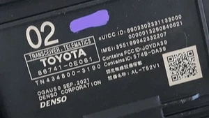 21 TOYOTA TUNDRA TRANSCEIVER TELEMATICS CONTROL MODULE 867410E061 - Picture 1 of 12