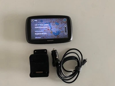 TomTom Go 5100 World Navigationssysteme Free Lifetime Map SIM Traffic 5 Zoll Top - Bild 1 von 4
