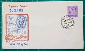 Guernsey 1958 -3d Regional FDC - Picture 1 of 2