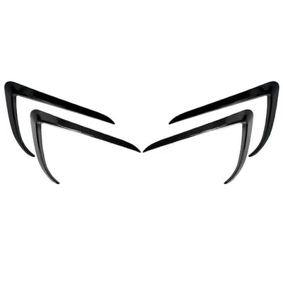 Car Front Fog Light Lamp Eyebrow Cover Trim For Tesla Model X 2015-2020 2016 17 - Imagem 1 de 4