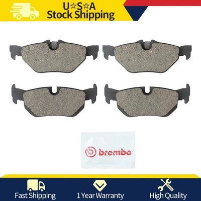 Fits 2008 2009 2010 2011 2012 2013 BMW 128i Brembo Brake Padss Rear - Image 1 of 3