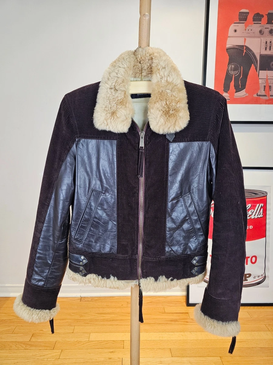 DSQUARED2】 RAW EDGE AVIATOR JACKET DSQUARED2 DSQUARED2 STUDDED