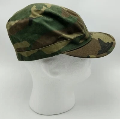 Boné camuflado estilo militar chapéu exército cadete ajustado - tamanho XL 7 1/2 - Imagem 1 de 4