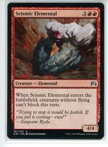SEISMIC ELEMENTAL Magic Origins #161 ORI(LP)(MTG) - Picture 1 of 1