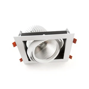 CLE LED Kardan Einbauleuchte XFL1411 weiß für Fortimo SLM Module IP20 ohne Leuch - Bild 1 von 3
