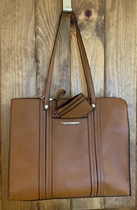Steve Madden Vegan Camel Laptop/ Satchel Bag - Picture 1 of 14