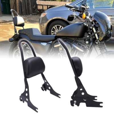 Encosto de passageiro 21" Sissy Bar para Harley Sportster Forty Eight XL1200X 1200XS - Imagem 1 de 4