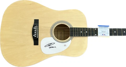 TODD RUNDGREN SIGNED UTOPIA GUITARIST AUTOGRAPHED 41" F/S GUITAR PSA/DNA COA Cover