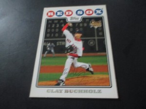 Clay Buchholz - 2008 Topps Rookie Card #23 Boston Red Sox