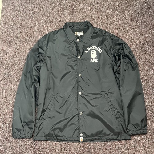 A BATHING APE (BAPE) BAPE Giacca Uomo Autentica Rara College Coach Jacket XL (si adatta come una Large)