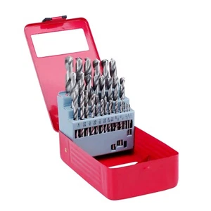 33pc HSS High Speed Steel Drill Bits Set w/ Storage Case - Picture 1 of 3