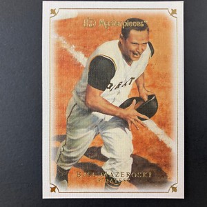 Bill Mazeroski 2007 Upper Deck Masterpieces #4 MLB Pittsburgh Pirates