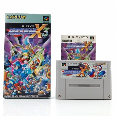 Super Famicom Spiel : Rockman X3 Mega Man - SNES Super Nintendo OVP JAPAN - Bild 1 von 4