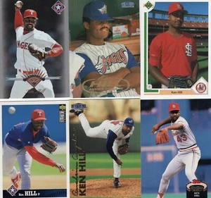 KEN HILL Lot of 25+ Different Premium Baseball Cards Cardinals Rangers Angels - Picture 1 of 6