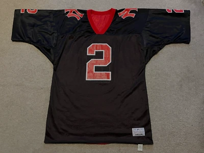 VTG Rare Derek Jeter Mirage New York Yankees Reversible Red Black L-XL #2 Jersey - Image 1 of 4