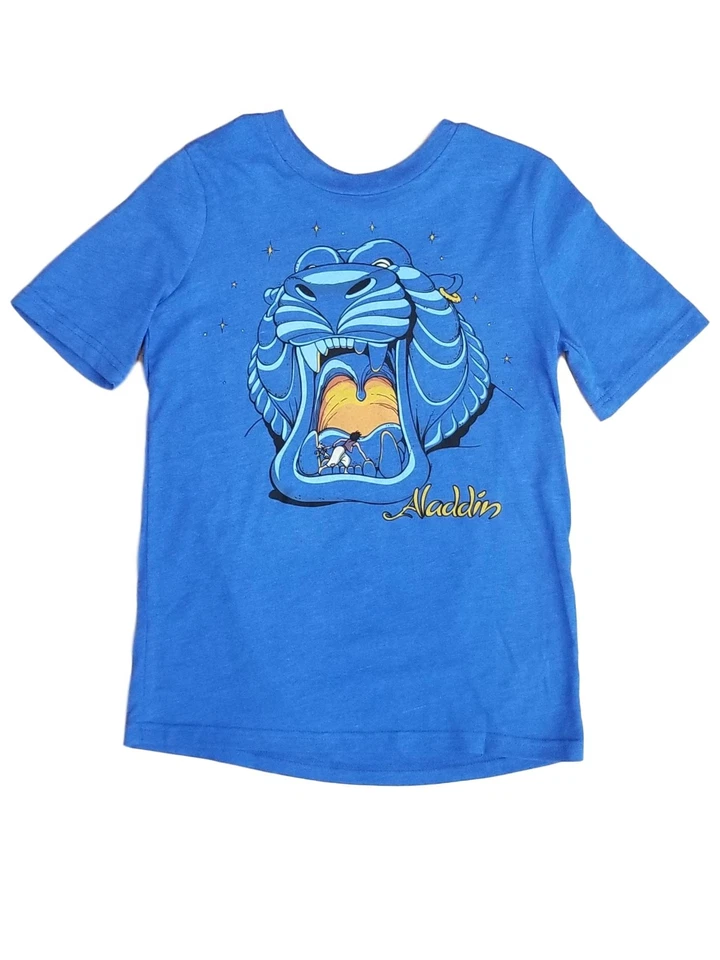 Camiseta Aladdin azul manga corta Disney para niños Foto 1 de 1