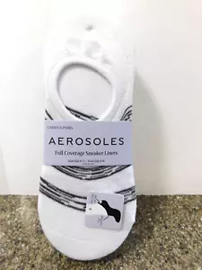 Aerosoles Cobertura Completa Zapatillas Forros Para Mujer No Show Calcetines 6 Pares Talla 9-11 - Imagen 1 de 6